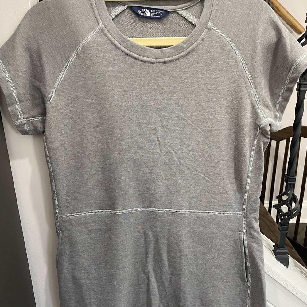 Two North Face Sweater Dresses (Light grey and Navy)